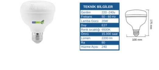 AKLIGHT 30W Torch Beyaz Işık